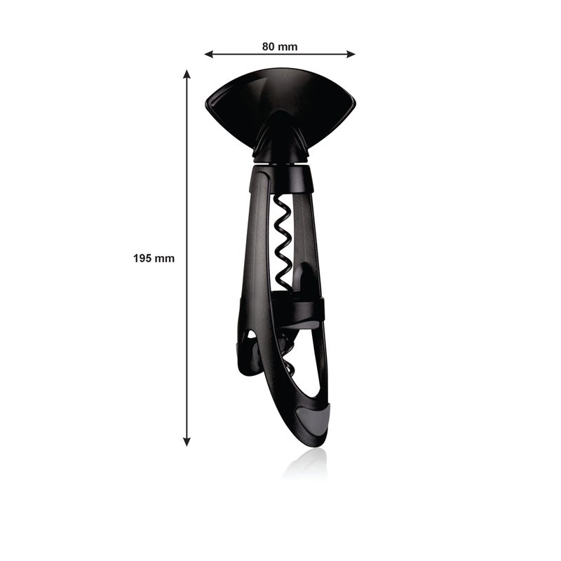 Vacu Vin Twister Corkscrew â€“ Easy-Turn Wine Opener with Comfortable Grip â€“ Removes Corks Smoothly in One Motion â€“ Manual Corkscrew for Natural & Synthetic Corks â€“ Durable & Ergonomic Design - Image 3